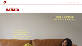 Screenshot of sahalasource.com