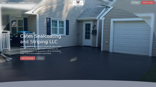 Thumbnail of catessealcoatingandstriping.com