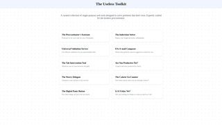 Thumbnail of useless-toolkit.com