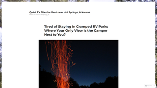 Thumbnail of quietrvsiteshotsprings.com