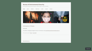 Thumbnail of bureauofenvironmentalsecurity.com