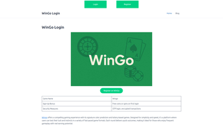 Thumbnail of thewingo.org