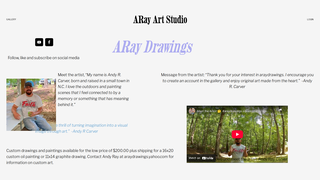 Thumbnail of araydrawings.com