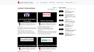 Thumbnail of internshipcorners.org