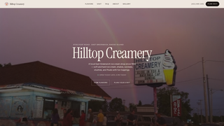 Screenshot of hilltopcreameryri.com