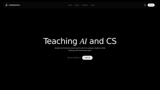 Screenshot of codestarters.org