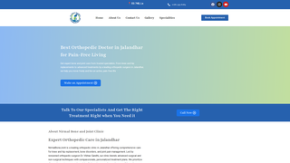 Thumbnail of nirmalbonejointclinic.com