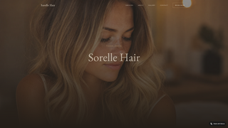 Screenshot of sorellehairsalon.com