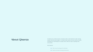 Thumbnail of qleanza.com