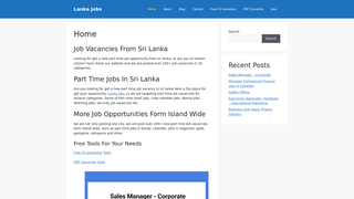Thumbnail of lankajobs24.com