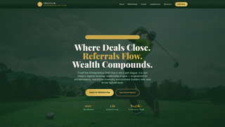Screenshot of golfandnetworking.com