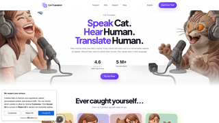 Screenshot of cattranslator.io