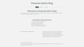 Thumbnail of financial-advice-blog.com