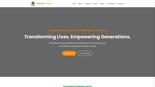 Thumbnail of westridgefoundation.com