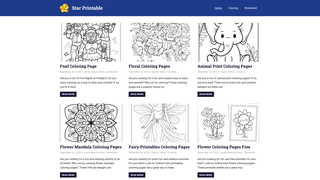 Thumbnail of starprintable.com