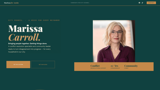 Screenshot of marissaforanoka.com