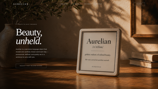 Screenshot of aurelianobject.com