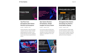 Thumbnail of etruegames.com
