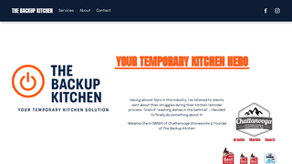 Thumbnail of thebackupkitchen.com