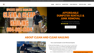 Thumbnail of cleanandclearhaulingupstate.com
