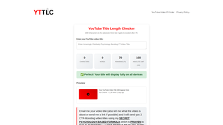 Thumbnail of youtubetitlelengthchecker.com