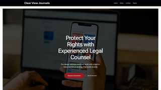 Thumbnail of clearviewjournals.com