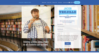 Screenshot of jacobfornm.org