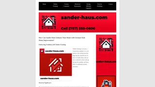 Thumbnail of sander-haus.com