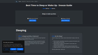 Thumbnail of snoozeguide.com