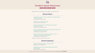 Thumbnail of southernqueernewsroom.com