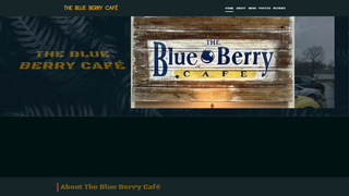 Screenshot of the-blue-berry-cafe.com