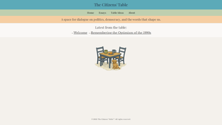Thumbnail of thecitizenstable.org