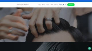 Screenshot of kolkatahairwigshop.com