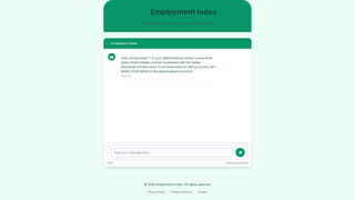 Thumbnail of employmentindex.org