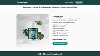 Thumbnail of us-synaptigen-official.com