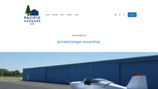 Thumbnail of pacifichangars.com