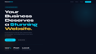 Screenshot of novagridwebservices.com