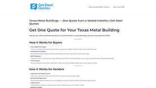 Thumbnail of getsteelquotes.com