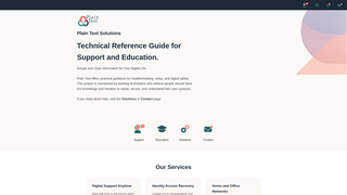 Thumbnail of plaintextsupport.com