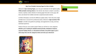 Thumbnail of epiccoloringpages.com