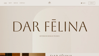 Screenshot of darfelina.com