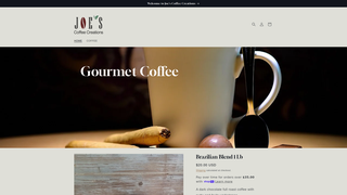 Thumbnail of joescoffeecreations.com