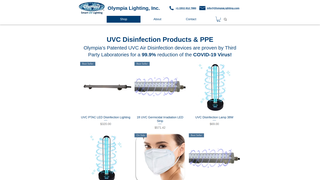 Screenshot of olympia-uv.com