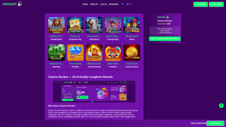 Thumbnail of rocketcasinoau.net