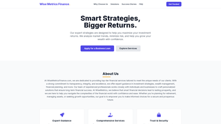 Thumbnail of wisemetricsfinance.com