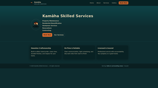 Thumbnail of kamahaskilledservices.com