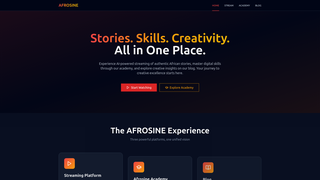 Screenshot of afrosine.com