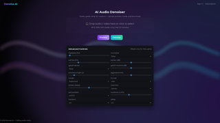 Thumbnail of audio-denoise.com