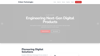 Thumbnail of erbiumtechnologies.com