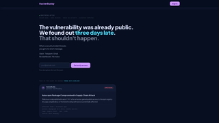 Screenshot of hackerbuddy.dev